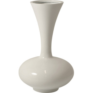 Artium Váza s plastovým povrchem ve vysokém lesku Barva: bílá