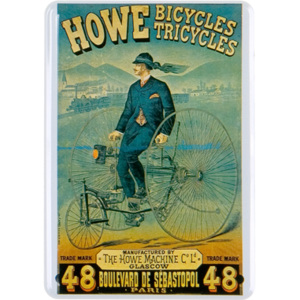 Plechová cedule kolo Howe Bicycles Tricycles