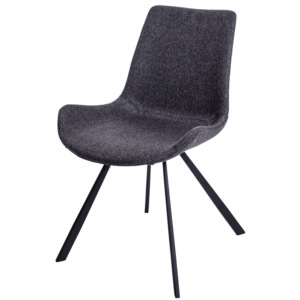 Design2 Židle Jordan M tmavá šedá