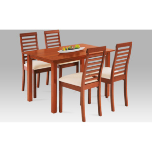 Artium Jídelní set - stůl a 4ks židle Barva: třešeň