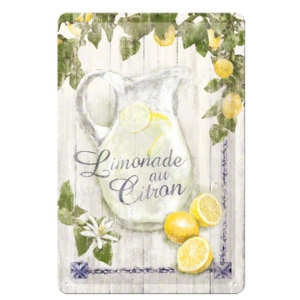 Plechová cedule Limonade au Citron