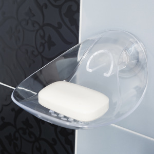 Držák na mýdlo s přísavkou - transparentní