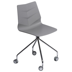 Design2 Židle Leaf Roll šedá