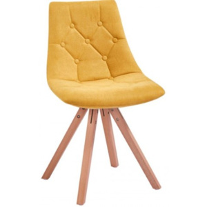 Jídelní židle KING, žlutá ATR home living