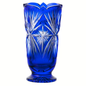 Váza Grace, barva modrá, výška 200 mm