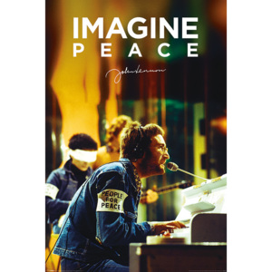 Plakát, Obraz - John Lennon - People For Peace, (61 x 91,5 cm)