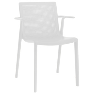 Design2 Židle BEEKAT s područkami bílá