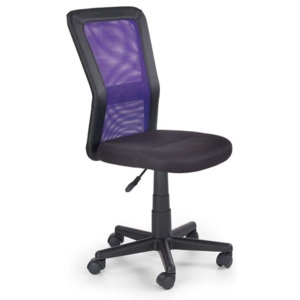 Halmar Dětská židle COSMO, černo-fialová