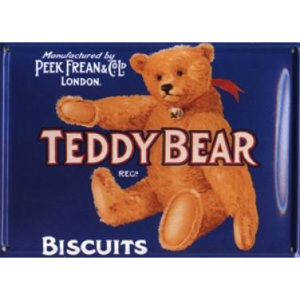 Plechová cedulka medvídek Teddy Bear
