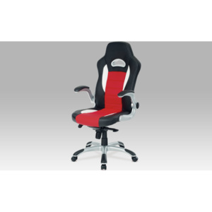 Artium Kancelářská židle | PU koženka Barva: červená