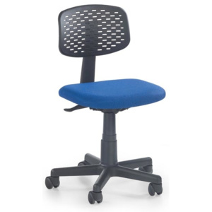 Halmar Dětská židle LOCO 2, černo-modrá