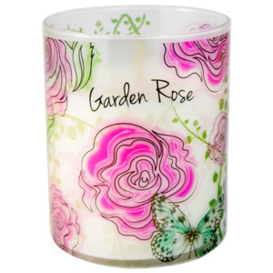 CANDLE-LITE Vonná svíčka, Bloom, Růžová zahrada, 453g