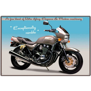 Plechová cedule motorka Kawasaki ZRX