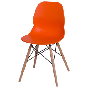 Design2 Židle Layer DSW oranžová