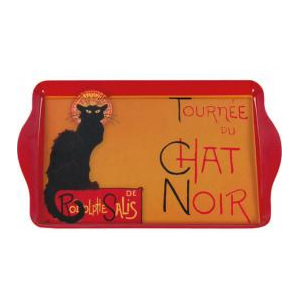 Plechový tác - Chat Noir - kočka poškozeno 105844874