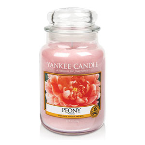 Yankee Candle – vonná svíčka Peony, velká 623 g