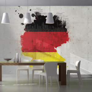 Fototapeta - Národních barvách Německa 450x270 cm