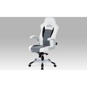 Artium Kancelářská židle | PU koženka Barva: bílá