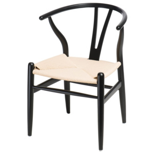 Design2 Židle Wicker černá