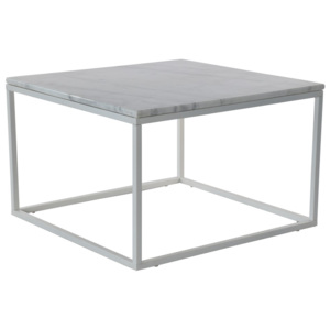 Mramorový konferenční stolek s šedou konstrukcí RGE Accent, šířka 75 cm