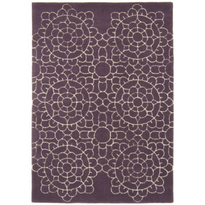 Matrix koberec 70x240cm MAX20 Crochet - fialová