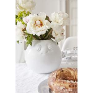 Pobavená váza 58products (bílý porcelán)