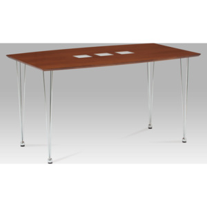 Artium Jídelní stůl kovový 135x80cm Barva: ořech
