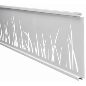 Silvadec Rostlinný designový panel Light grey hladký