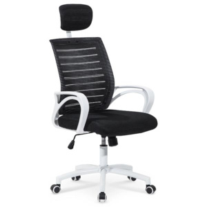 Halmar Kancelářská židle SOCKET, černo-bílá