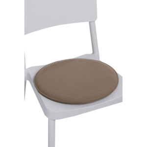 Design2 Polštář na židle kulatý béžový