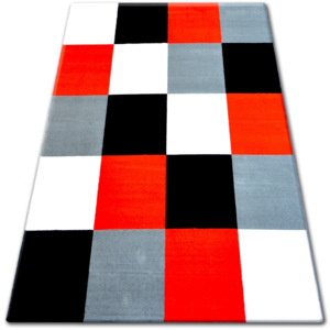 Kusový 3D koberec Flash Twirl šedý 120x170