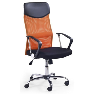 Halmar Kancelářská židle VIRE, oranžovo-černá