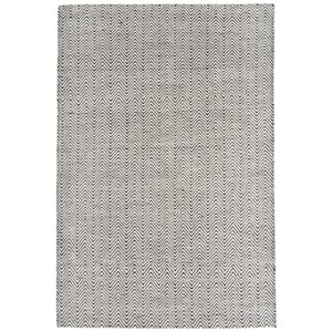 Ives koberec 66x200cm - čierna/biela