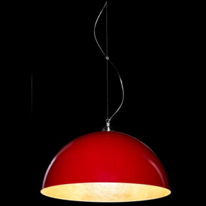 Design2 Lustr - Závěsná lampa Luminato 50cm červená