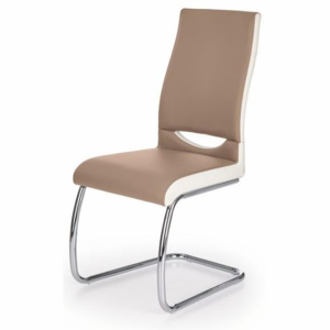 Halmar K259 židle Cappuccino / bílá