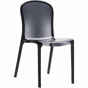 Design2 Židle Uma Black transparent
