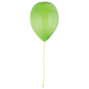 Zelené stropní svítidlo Balon