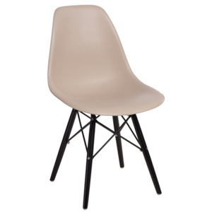 Design2 Židle P016V PP béžová/černá