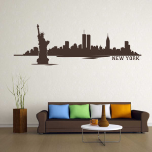 Samolepka na zeď - New York (60x19 cm)