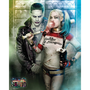 Plakát, Obraz - Sebevražedný oddíl - Harley Quinn Stand, (40 x 50 cm)