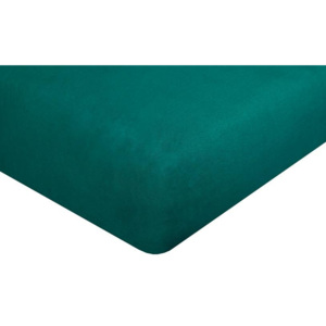 Aaryans Jersey prostěradlo tmavě zelené Rozměry: 90 x 200 cm