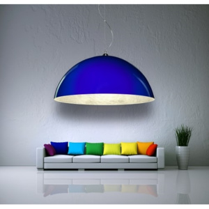 Design2 Lustr - Závěsná lampa Luminato 70cm modrá
