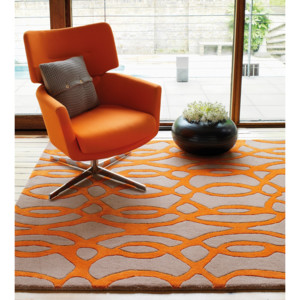 Matrix koberec 120x170cm MAX37 Wire - oranžová