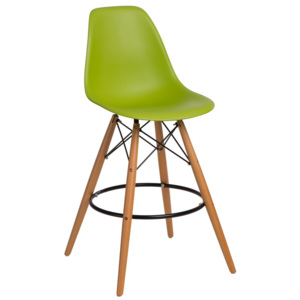 Design2 Barová židle P016V PP zelená