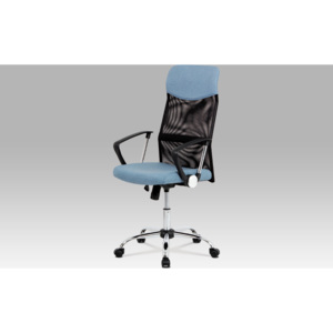 Artium Kancelářská židle | houpací mechanika | kovový kříž Barva: modrá