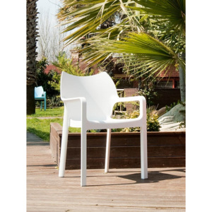Design2 Židle Dionisio Bílá Arm chair