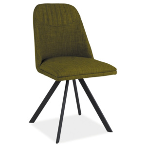 Jídelní čalouněná židle MILTON zelená
