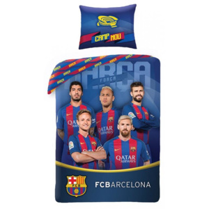 HALANTEX Povlečení FC Barcelona 140x200+70x90 cm