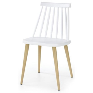 Halmar K248 židle bílá - buk