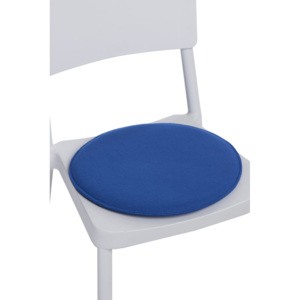 Design2 Polštář na židle kulatý modrý